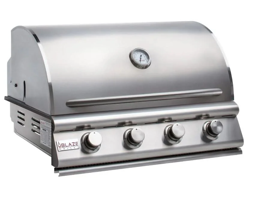 Blaze Prelude LBM - 32-Inch 4-Burner Built-In Grill - BLZ-4LBM