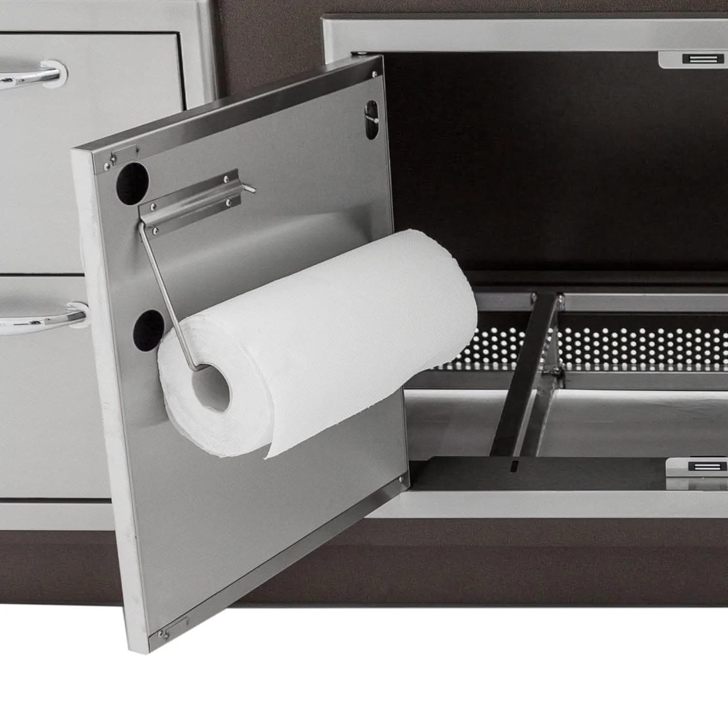 Blaze 32-Inch Stainless Steel Double Access Door With Paper Towel Holder - BLZ-AD32-R-SC - image 4