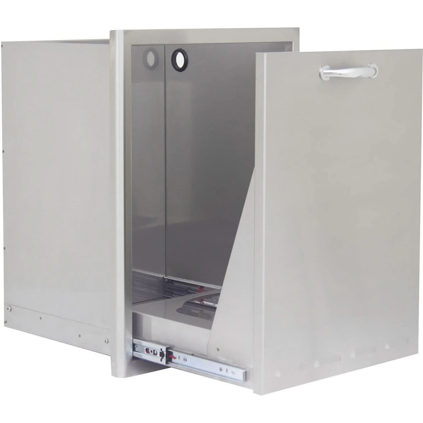 Blaze 20-Inch Stainless Steel Roll-Out Trash / Propane Tank Drawer - BLZ-TRLP-DRW-H - image 2