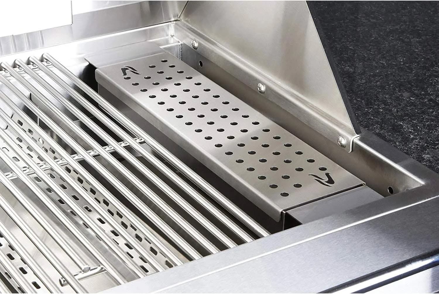 Bonfire Whistler - 28-Inch 3-Burner Built-In NG Grill with Side Burner, Door/Drawer Combo and Smoker Box - PCKG2CBB3-NG-DDSMKBX - image 20