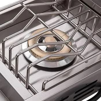 Bonfire Whistler - 28-Inch 3-Burner Freestanding LP Grill with Side Burner and Griddle Plate - PCKG1CBF3DD-LPSBGP - image 9