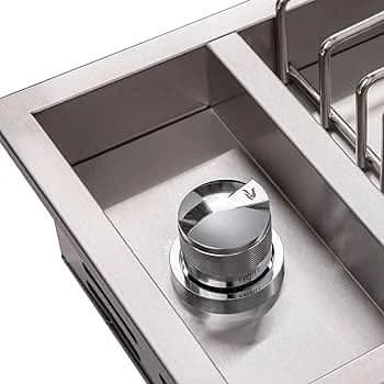 Bonfire Whistler - 28-Inch 2-Burner Drop In NG Griddle with Side Burner and Door/Drawer Combo - PCKG1CBBGD-NGSBDD - image 8