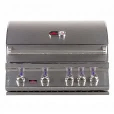 Bonfire Whistler - 34-Inch 4-Burner Built-In LP Grill with Side Burner, Access Door and Griddle Plate - PCKG2CBB4-LP-ADGP - image 2