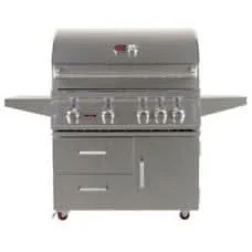 Bonfire Whistler - 34-Inch 4-Burner Freestanding Grill -  Liquid Propane Gas - CBF4DD-LP