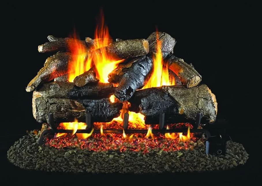Peterson Gas Logs Charred Amer Oak 18" Logs Only - CHAO1820