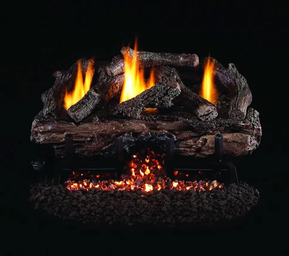 Peterson Gas Logs Charred Aged Split 30" Vf Logs Only - CHAS30