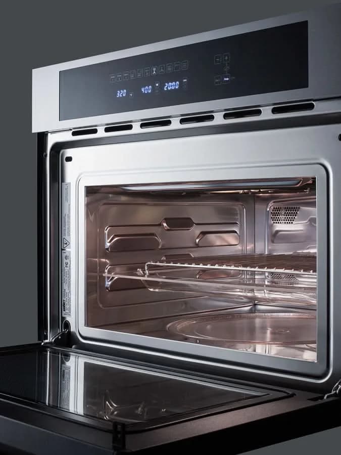 Summit 24 Wide Electric Speed Oven Stainless Steel - CMV24 - image 4
