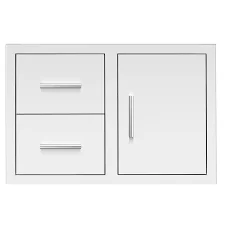 Summerset 33" 2-Drawer And Access Door Combo With Hidden Hinge - Masonry Frame - DC2-33M