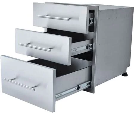 Sunstone Designer Raised 18 Inch Triple Access Drawer - DE-TD23 - image 2