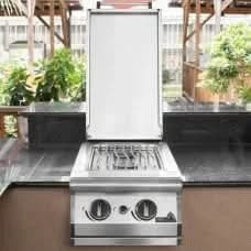 PGS Dual Side Burner Kit for Legacy Masonry Liquid Propane Gas - DSBKLMSLP