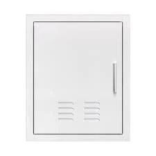 Summerset 18 X 22 Vertical Access Door With Hidden Hinge - Left Side Opening - Vented - DV-18VL