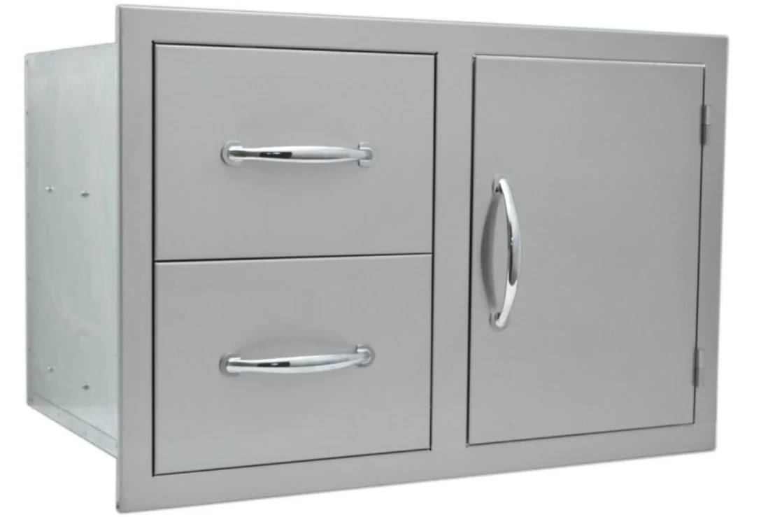 Sole Gourmet 20"x30"443SS Door Drawer Combo Double Lined - DXDDC20X30