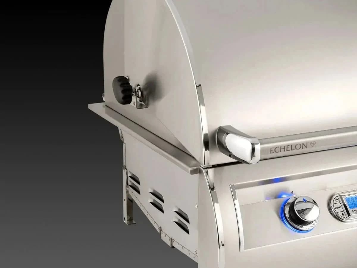 Fire Magic Echelon Diamond E660i 30-Inch Propane Gas Built-In Grill with Backburner, Rotisserie Kit, Magic View Window and Analog Thermometer - E660I-8EAP-W - image 3