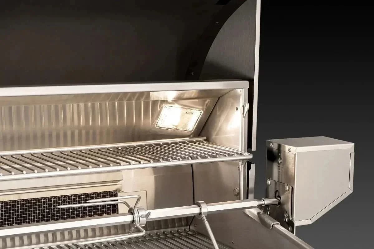 Fire Magic Echelon Diamond E660i 30-Inch Propane Gas Built-In Grill with Backburner, Rotisserie Kit and Analog Thermometer - E660I-8EAP - image 4