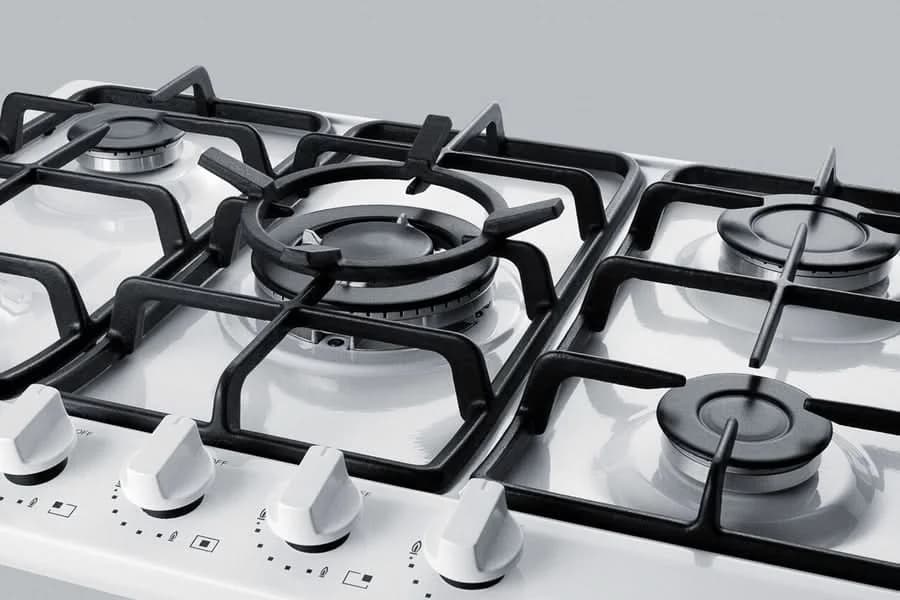 Summit 30 Wide 5 Burner Gas Cooktop White - GC5271WTK30 - image 5