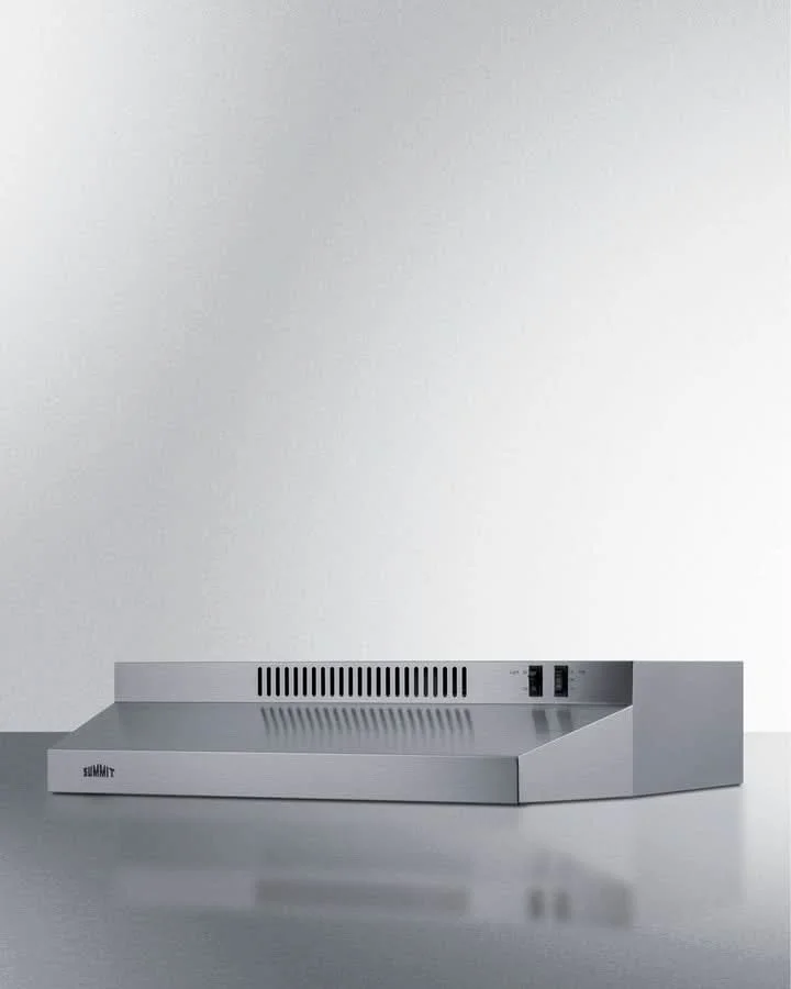 Summit 24 Under Cabinet Convertible Range Hood Stainless Steel - H24RSS