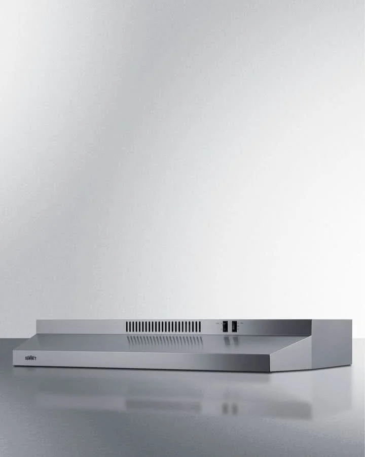 Summit 36 Under Cabinet Convertible Range Hood, ADA Compliant Stainless Steel - H36RSSADA