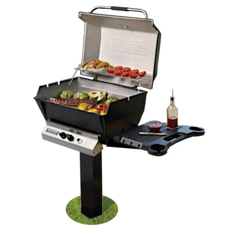 Broilmaster Deluxe Series - 24-Inch 2-Burner Post Mount Grill - Natural Gas - H4PK3N - image 7