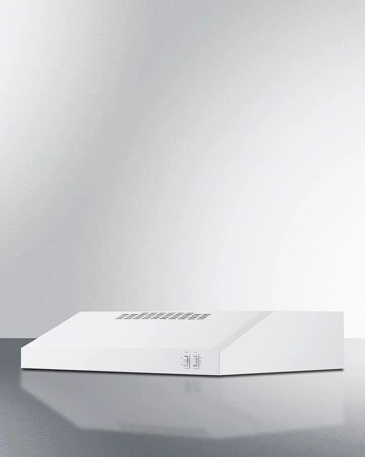 Summit 24 Under Cabinet Convertible Range Hood, ADA Compliant White - HC24WWADA
