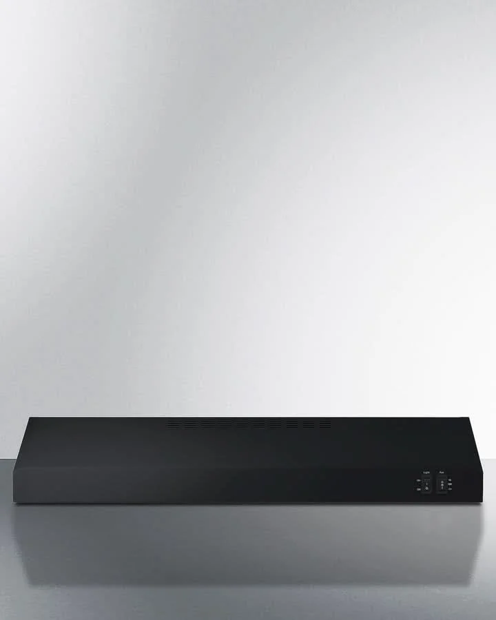 Summit 30 Under Cabinet Convertible Range Hood, ADA Compliant Black - HC30BBADA - image 3