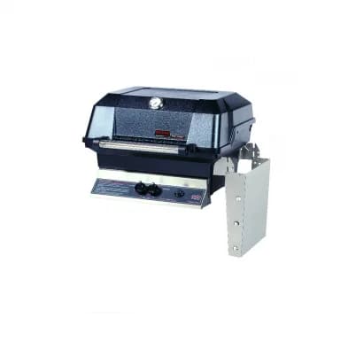 MHP JNR4DD - 23-Inch 2-Burner Built-In Grill with Stainless Steel Grids and Standard Burners - Natural Gas - JNR4DD-N