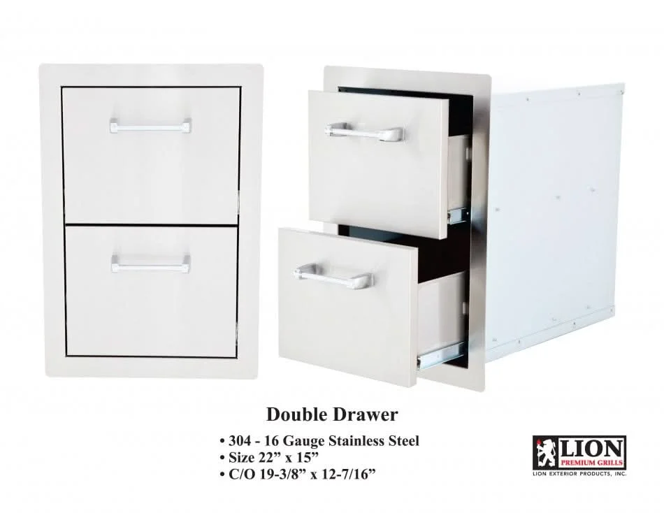 Lion 15 Inch Double Access Drawer - L2374 - image 2