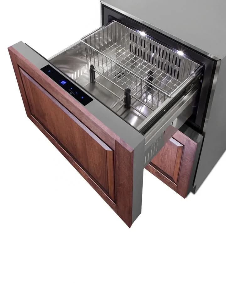 Summit - 24 Wide 2-Drawer All-Freezer, ADA Compliant - ADFD243CSS - image 6