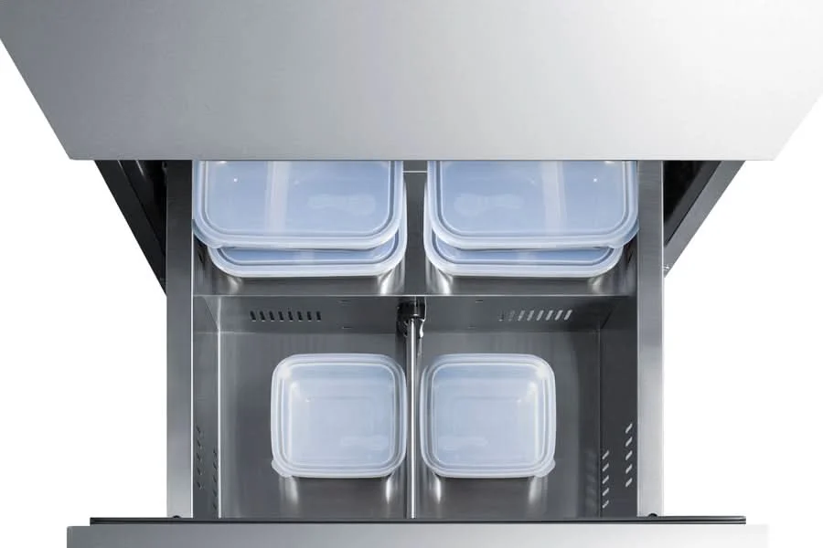 Summit - 24 Wide 2-Drawer All-Freezer, ADA Compliant - ADFD2D24PNR - image 8