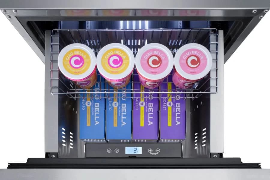 Summit - 24 Wide 2-Drawer All-Freezer, ADA Compliant - ADFD2D24PNR - image 6