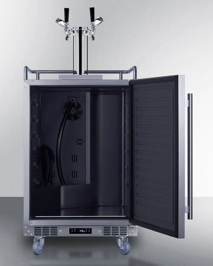 Summit - 24 Wide Built-In Outdoor Commercial Beer Kegerator - BC74OSCOMTWIN - image 4