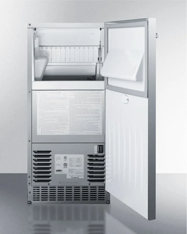 Summit - 62 lb. Clear Outdoor/Indoor Icemaker - BIM68OSGDR - image 2