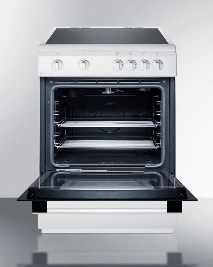 Summit - 24 Wide Smooth Top Electric Range - CLRE24WH - image 5