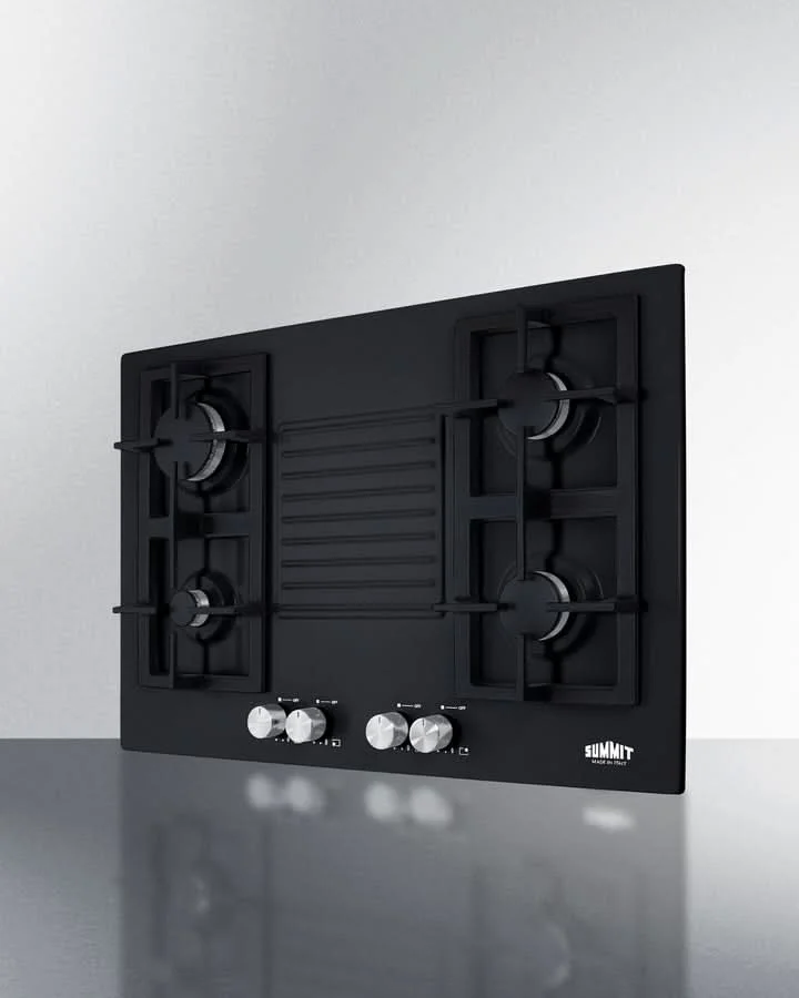 Summit - 30 Wide 4-Burner Gas Cooktop - GC432B - image 6