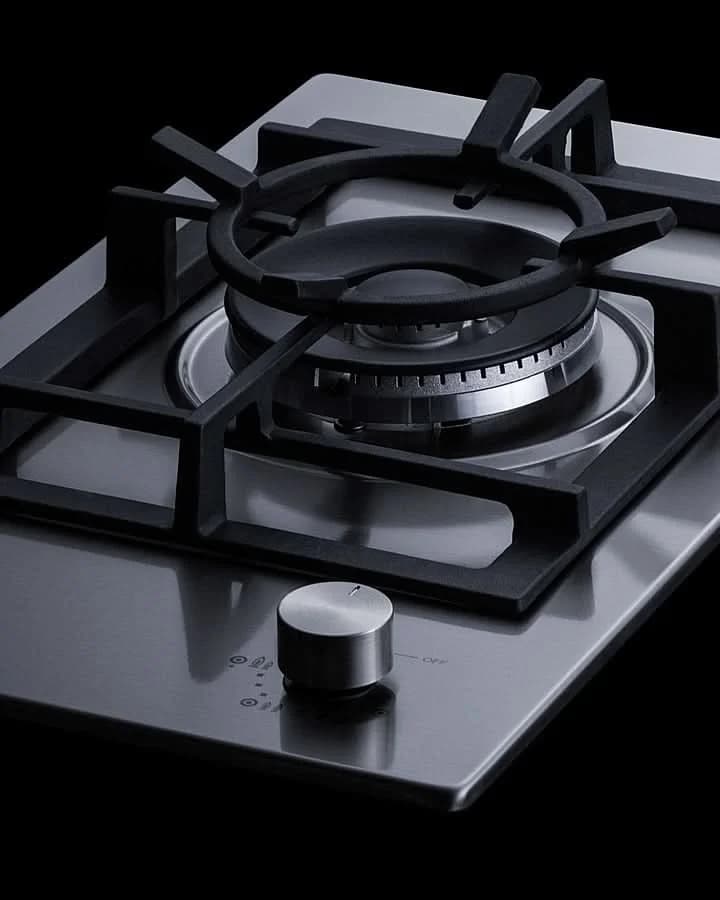 Summit - 12 Wide 1-Burner Gas Cooktop In Stainless Steel - GCJ1SS - image 3