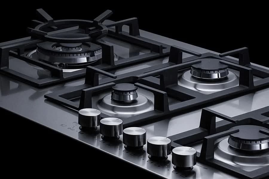 Summit - 34 Wide 5-Burner Gas Cooktop In Stainless Steel - GCJ536SS - image 4