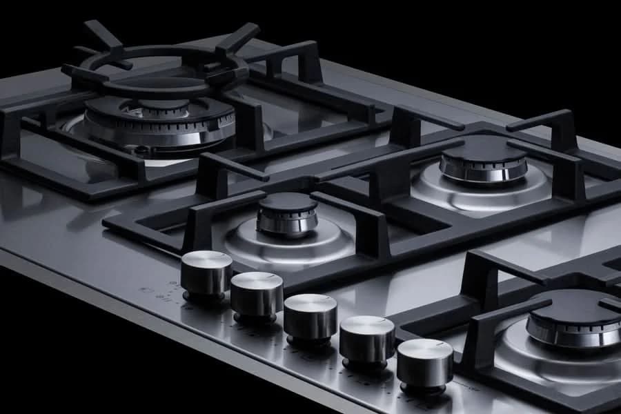 Summit - 36 Wide 5-Burner Propane Gas Cooktop In Stainless Steel - GCJ536SSLPTK - image 4
