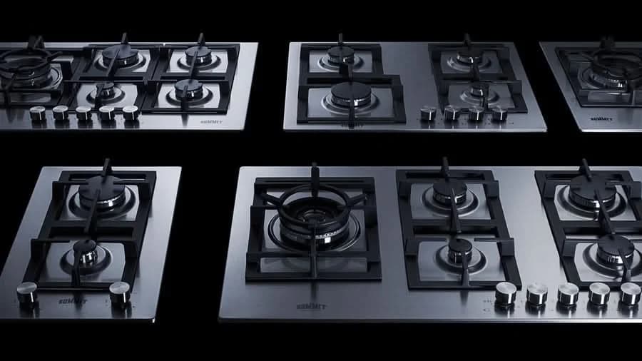 Summit - 24 Wide 4-Burner Propane Gas Cooktop In Stainless Steel - GCJ4SSLP - image 6