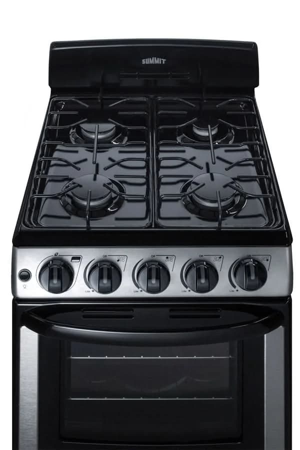Summit - 20 Wide Gas Range - PRO201SS - image 4