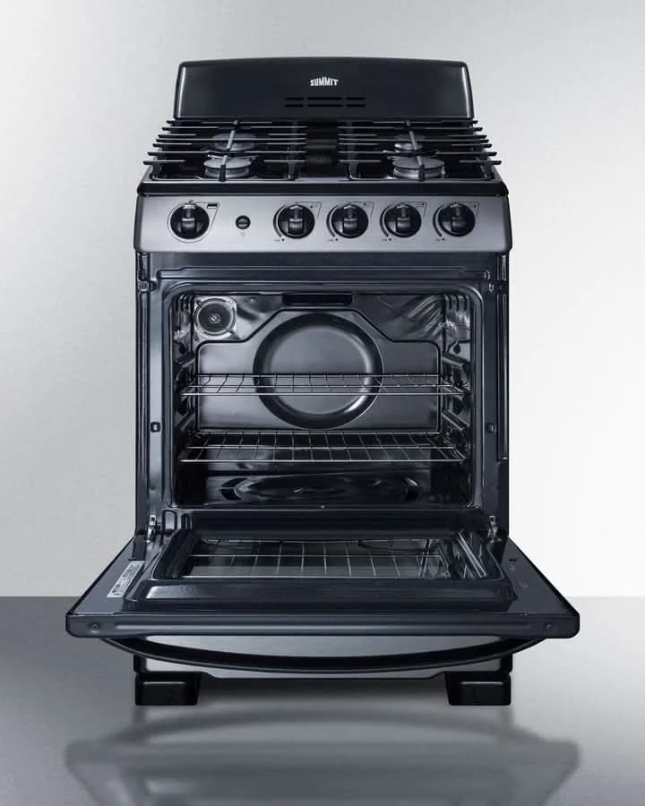 Summit - 24 Wide Gas Range - PRO247SS - image 2