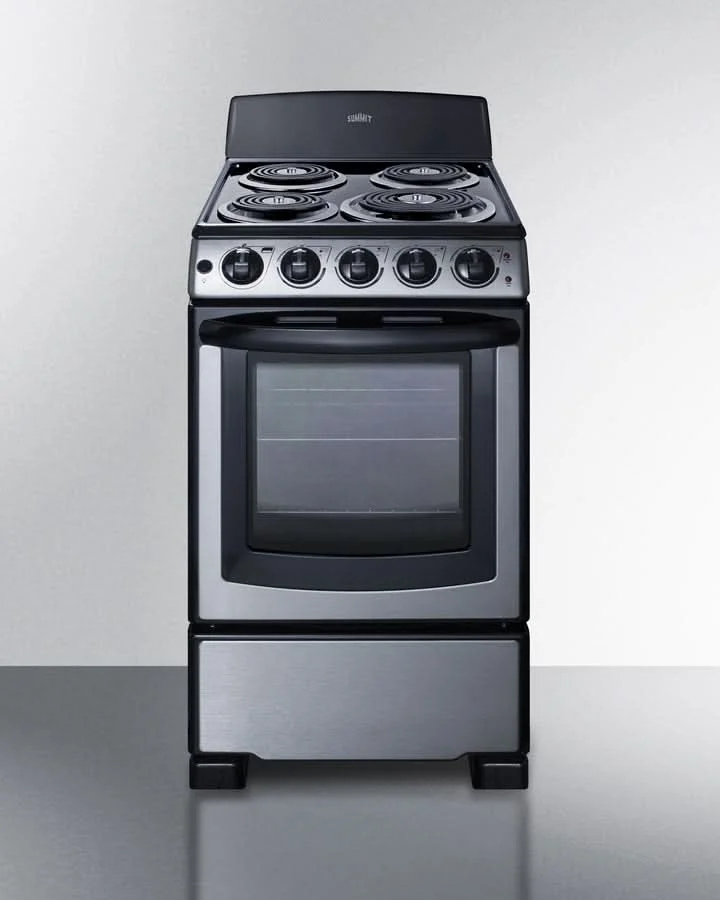 Summit - 20 Wide Electric Coil Range - PROEL20SS