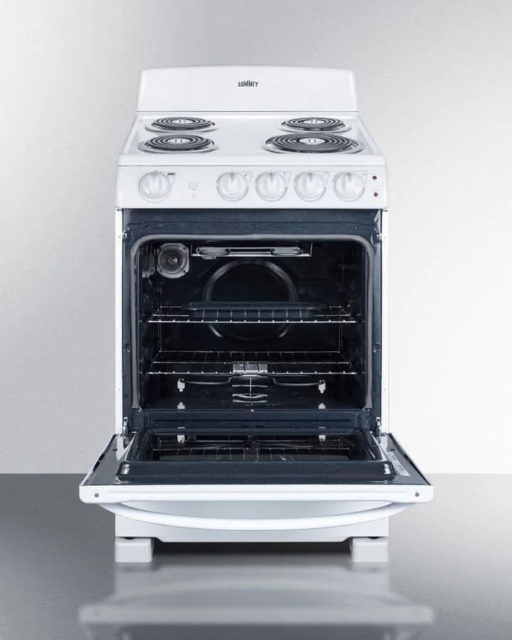 Summit - 24 Wide Electric Coil Range - RE2411W - image 3