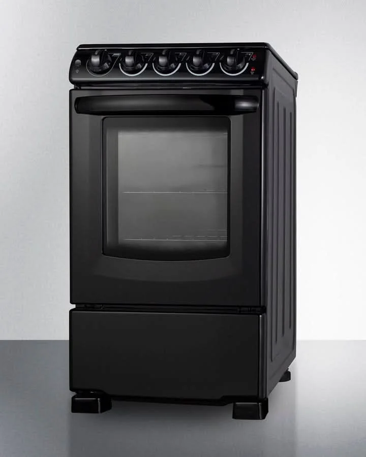 Summit - 20 Wide Electric Smooth-Top Range - REX2051BRT - image 3