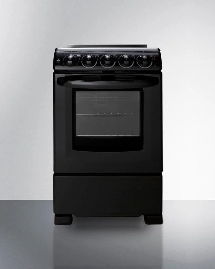 Summit - 20 Wide Electric Smooth-Top Range - REX2051BRT - image 4