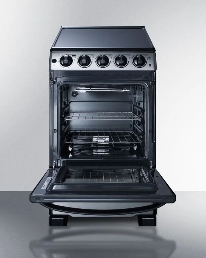 Summit - 20 Wide Electric Smooth-Top Range - REX2071SSRT - image 5