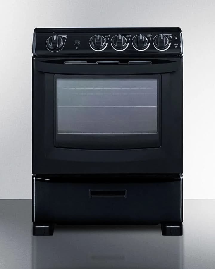 Summit - 24 Wide Electric Smooth-Top Range - REX2431BRT - image 7