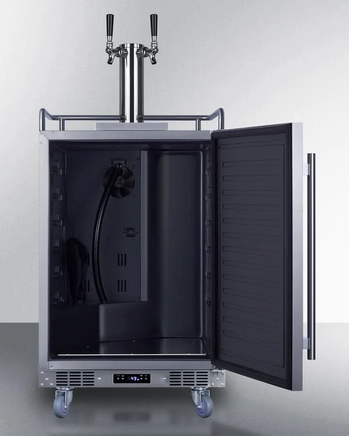 Summit - 24 Wide Built-In Cold Brew Coffee Kegerator - SBC682CFTWIN - image 2