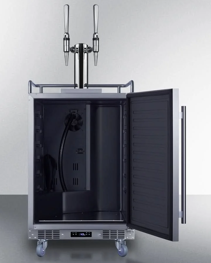 Summit -24 Wide Built-In Nitro Coffee Kegerator - SBC682NCFTWIN - image 5