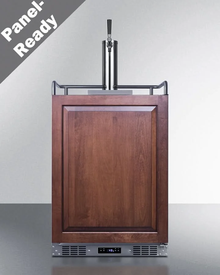 Summit - 24 Wide Built-In Kegerator (Panel Not Included) - SBC682PNR
