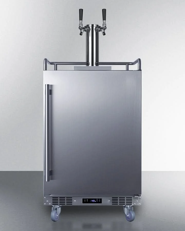 Summit - 24 Wide Built-In Outdoor Beer Kegerator - SBC683OSTWIN - image 7