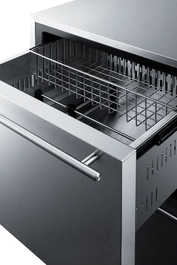 Summit - 24 Inch Outdoor 2-Drawer All-Freezer - SPFF51OS2D - image 3